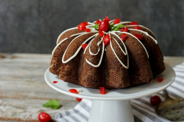 Cherry Chocolate Bundt Cake