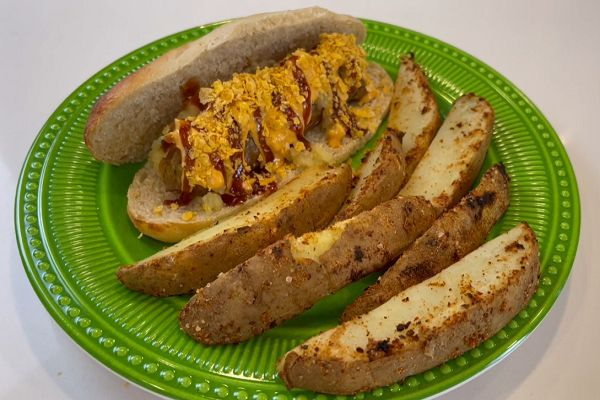 Colombian Vegan Hot Dog