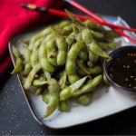 Edamame with Dipping Sauces